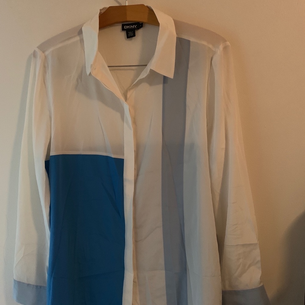 DKNY silk top new